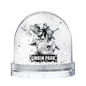 Снежный шар Linkin Park: в Ухте, Пластик | Изображение внутри шара печатается на глянцевой фотобумаге с двух сторон | linkin park | rock | линкин парк | рок