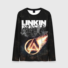 Мужской лонгслив 3D с принтом Linkin Park в Ухте, 100% полиэстер | длинные рукава, круглый вырез горловины, полуприлегающий силуэт | linkin park | rock | линкин парк | рок
