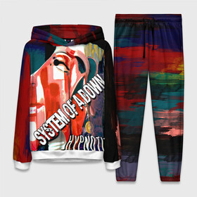 Женский костюм 3D (с толстовкой) с принтом System of a Down в Ухте,  |  | hard rock | metal | rock | serj | system of a down | tankian | метал | рок | систем | танкян | хардрок