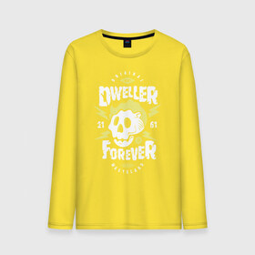 Мужской лонгслив хлопок с принтом Dweller Forever в Ухте, 100% хлопок |  | Тематика изображения на принте: 