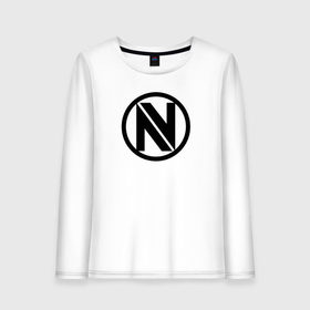 Женский лонгслив хлопок с принтом EnVyUs в Ухте, 100% хлопок |  | 