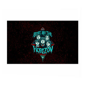 Бумага для упаковки 3D с принтом Bring Me The Horizon в Ухте, пластик и полированная сталь | круглая форма, металлическое крепление в виде кольца | Тематика изображения на принте: bmth | bring me the horizon | hardcore | rock | музыка | рок