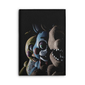 Обложка для автодокументов с принтом Five Nights At Freddy`s в Ухте, натуральная кожа |  размер 19,9*13 см; внутри 4 больших “конверта” для документов и один маленький отдел — туда идеально встанут права | five nights at freddys | fnaf | freddy | игры | медведь | мишка | фнаф | фредди