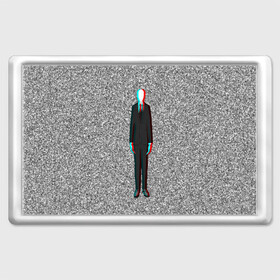 Магнит 45*70 с принтом Слендер в Ухте, Пластик | Размер: 78*52 мм; Размер печати: 70*45 | man | slender | тонкий | хоррор | худой