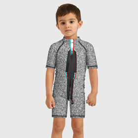 Детский купальный костюм 3D Слендер: в Ухте, Полиэстер 85%, Спандекс 15% | застежка на молнии на спине | man | slender | тонкий | хоррор | худой