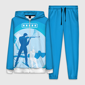 Женский костюм 3D с принтом Биатлон в Ухте,  |  | biathlon | sport | winter | биатлон | биатлонисты | зимние виды спорта | спорт | стрельба