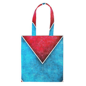 Сумка 3D повседневная Grunge: в Ухте, 100% полиэстер | Плотность: 200 г/м2; Размер: 34×35 см; Высота лямок: 30 см | гранж | красный | полосы | текстуры