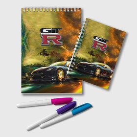 Блокнот Nissan GTR: в Ухте, 100% бумага | 48 листов, плотность листов — 60 г/м2, плотность картонной обложки — 250 г/м2. Листы скреплены удобной пружинной спиралью. Цвет линий — светло-серый
 | gtr | nismo | nissan | nissan gtr | гтр | низмо | ниссан