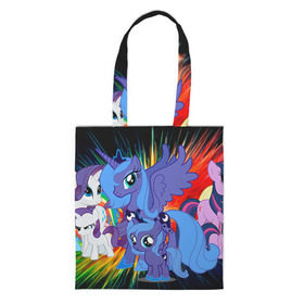 Сумка 3D повседневная с принтом My Little Pony в Ухте, 100% полиэстер | Плотность: 200 г/м2; Размер: 34×35 см; Высота лямок: 30 см | friendship is magic | mlp | my little pony | pinky pie | pony | swag | дружба | литл пони | мой маленький пони | пони | поняши | поняшки | сваг | свэг | чудо