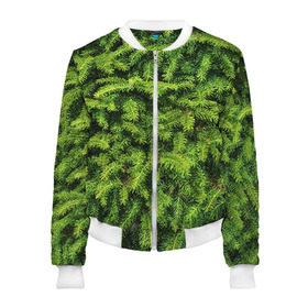 Женский бомбер 3D с принтом Я ёлка в Ухте, 100% полиэстер | застегивается на молнию, по бокам два кармана без застежек, мягкие манжеты, по низу бомбера и на воротнике — эластичная резинка | happy new year | new year | ёлка | елочка | новый год | с новым годом