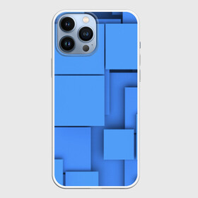 Чехол для iPhone 13 Pro Max Квадрат: в Ухте,  |  | паттерн | синий | текстура