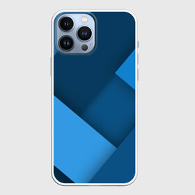 Чехол для iPhone 13 Pro Max Абстракт: в Ухте,  |  | геометрия | синий