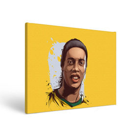 Холст прямоугольный с принтом Ronaldinho в Ухте, 100% ПВХ |  | Тематика изображения на принте: football | ronaldinho | роналдиньо | футбол | футболист