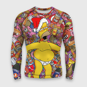 Мужской рашгард 3D Обжора Гомер: в Ухте,  |  | гомер