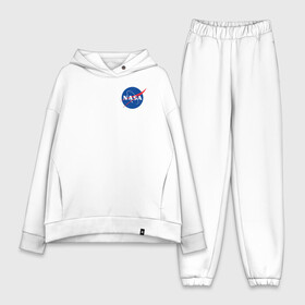 Женский костюм хлопок Oversize с принтом NASA в Ухте,  |  | астронавты | космос | наса