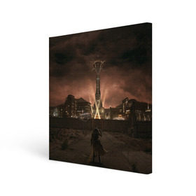 Холст квадратный с принтом Fallout: New Vegas в Ухте, 100% ПВХ |  | Тематика изображения на принте: fallout | game | games | vegas | игры | рейнджер ветеран нкр стоящий перед входом в нью вегас.игра | фаллаут