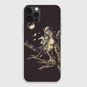 Чехол для iPhone 12 Pro с принтом Рейнджер-ветеран НКР в Ухте, силикон | область печати: задняя сторона чехла, без боковых панелей | fallout | games | vegas | игра | игры | рейнджер ветеран нкр из игры fallout: new vegas в вектореgame | фаллаут