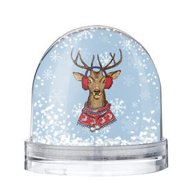 Снежный шар Олень: в Ухте, Пластик | Изображение внутри шара печатается на глянцевой фотобумаге с двух сторон | 2016 | christmas | hipster | new year | животные | нг | новый год | олень | рождество | с новым годом | хипстер