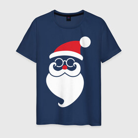 Мужская футболка хлопок с принтом Борода в Ухте, 100% хлопок | прямой крой, круглый вырез горловины, длина до линии бедер, слегка спущенное плечо. | борода