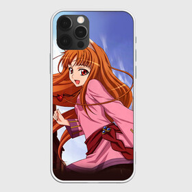 Чехол для iPhone 12 Pro с принтом Волчица и Пряности 1 в Ухте, силикон | область печати: задняя сторона чехла, без боковых панелей | anime | okami to koshinryo | оками