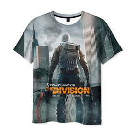 Мужская футболка 3D с принтом Division в Ухте, 100% полиэфир | прямой крой, круглый вырез горловины, длина до линии бедер | rpg | tom clancys the division | подразделение | рпг | том | том кленси | шутер