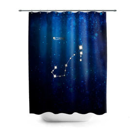 Штора 3D для ванной с принтом Скорпион в Ухте, 100% полиэстер | плотность материала — 100 г/м2. Стандартный размер — 146 см х 180 см. По верхнему краю — пластиковые люверсы для креплений. В комплекте 10 пластиковых колец | скорпион