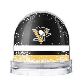 Снежный шар с принтом Pittsburgh Penguins в Ухте, Пластик | Изображение внутри шара печатается на глянцевой фотобумаге с двух сторон | hockey | nhl | pittsburgh penguins | нхл | хоккей