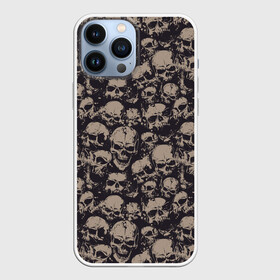 Чехол для iPhone 13 Pro Max с принтом Черепа в Ухте,  |  | Тематика изображения на принте: grunge | skull | skulls | гранж | череп | черепа