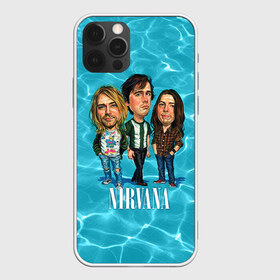 Чехол для iPhone 12 Pro Max с принтом Шаржи группа Nirvana в Ухте, Силикон |  | cobain | curt | nirvana | rock | группа | кобейн | курт | нирвана | рок
