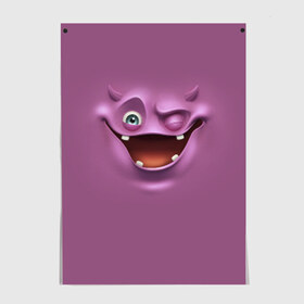 Постер Пластилиновый смайл: в Ухте, 100% бумага
 | бумага, плотность 150 мг. Матовая, но за счет высокого коэффициента гладкости имеет небольшой блеск и дает на свету блики, но в отличии от глянцевой бумаги не покрыта лаком | глаза | мульт | рожица | рот | смайл | улыбка