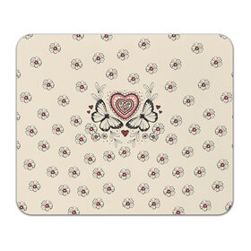 Коврик прямоугольный с принтом Бабочки в Ухте, натуральный каучук | размер 230 х 185 мм; запечатка лицевой стороны | 