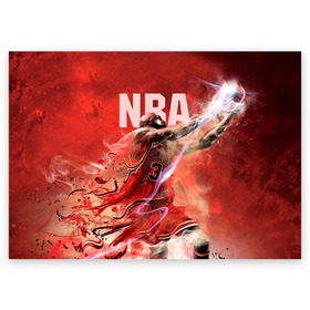 Поздравительная открытка с принтом Спорт NBA в Ухте, 100% бумага | плотность бумаги 280 г/м2, матовая, на обратной стороне линовка и место для марки
 | Тематика изображения на принте: basketball | nba | баскет | баскетбол | баскетбольный | нба