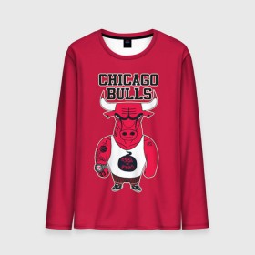 Мужской лонгслив 3D с принтом Chicago bulls в Ухте, 100% полиэстер | длинные рукава, круглый вырез горловины, полуприлегающий силуэт | basketball | chicago | chicago bulls | nba | баскет | баскетбол | баскетбольный | булс | нба | спорт | чикаго | чикаго булс
