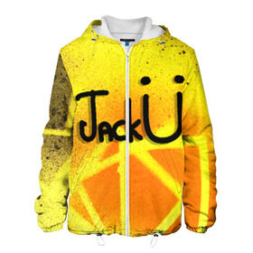 Мужская куртка 3D с принтом Jack U Collection в Ухте, ткань верха — 100% полиэстер, подклад — флис | прямой крой, подол и капюшон оформлены резинкой с фиксаторами, два кармана без застежек по бокам, один большой потайной карман на груди. Карман на груди застегивается на липучку | Тематика изображения на принте: diplo | jack u | skrillex
