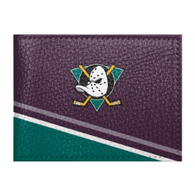 Обложка для студенческого билета с принтом Anaheim Ducks Selanne в Ухте, натуральная кожа | Размер: 11*8 см; Печать на всей внешней стороне | Тематика изображения на принте: anaheim ducks | hockey | nhl | нхл | спорт | хоккей