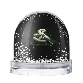 Водяной шар с принтом Hitman в Ухте, Пластик | Изображение внутри шара печатается на глянцевой фотобумаге с двух сторон | hitman | змея | хитмэн