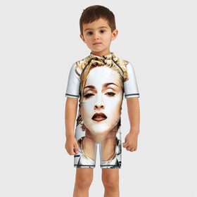 Детский купальный костюм 3D Мадонна 3: в Ухте, Полиэстер 85%, Спандекс 15% | застежка на молнии на спине | madonna | мадонна | музыка