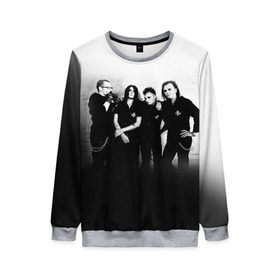 Женский свитшот 3D с принтом Агата Кристи 1 в Ухте, 100% полиэстер с мягким внутренним слоем | круглый вырез горловины, мягкая резинка на манжетах и поясе, свободная посадка по фигуре | агата кристи