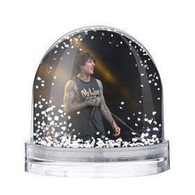 Снежный шар с принтом Oli Sykes в Ухте, Пластик | Изображение внутри шара печатается на глянцевой фотобумаге с двух сторон | bring me the horizon | oliver sykes | sempiternal | that’s the spirit | throne | оливер сайкс