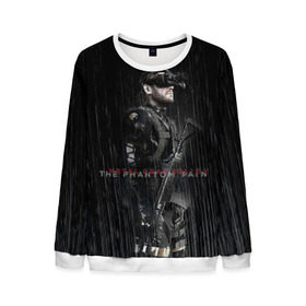 Мужской свитшот 3D с принтом Metal Gear Solid в Ухте, 100% полиэстер с мягким внутренним слоем | круглый вырез горловины, мягкая резинка на манжетах и поясе, свободная посадка по фигуре | kojima | metal gear solid | снейк | хидэо кодзима