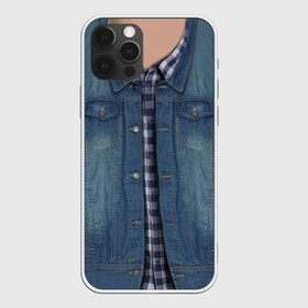 Чехол для iPhone 12 Pro с принтом Джинсовка в Ухте, силикон | область печати: задняя сторона чехла, без боковых панелей | джинсовка | костюм | одежда | рубашка