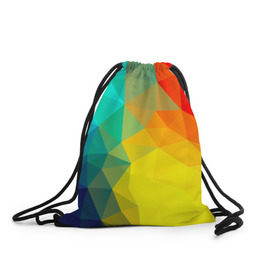 Рюкзак-мешок 3D Fairy: в Ухте, 100% полиэстер | плотность ткани — 200 г/м2, размер — 35 х 45 см; лямки — толстые шнурки, застежка на шнуровке, без карманов и подкладки | абстракт | абстракции | волны | прикольные | ромб | текстуры