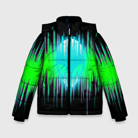 Зимняя куртка для мальчиков 3D с принтом Alien в Ухте, ткань верха — 100% полиэстер; подклад — 100% полиэстер, утеплитель — 100% полиэстер | длина ниже бедра, удлиненная спинка, воротник стойка и отстегивающийся капюшон. Есть боковые карманы с листочкой на кнопках, утяжки по низу изделия и внутренний карман на молнии. 

Предусмотрены светоотражающий принт на спинке, радужный светоотражающий элемент на пуллере молнии и на резинке для утяжки | alien | звук | инопланетянин | клуб | музыка | пришелец