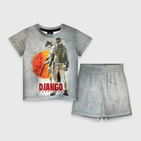 Детский костюм с шортами 3D с принтом Джанго 2 в Ухте,  |  | django | unchained | ди каприо | квентин | тарантино