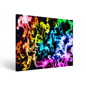 Холст прямоугольный с принтом Дым в Ухте, 100% ПВХ |  | 