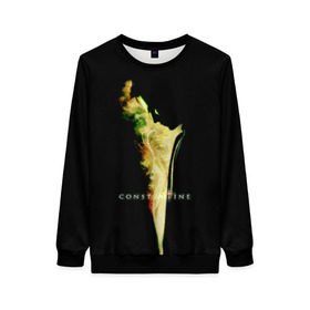 Женский свитшот 3D с принтом Constantine в Ухте, 100% полиэстер с мягким внутренним слоем | круглый вырез горловины, мягкая резинка на манжетах и поясе, свободная посадка по фигуре | constantine | dc | джон константин