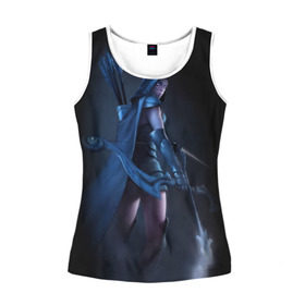 Женская майка 3D DROW RANGER: в Ухте, 100% полиэстер | круглая горловина, прямой силуэт, длина до линии бедра | dota | dota 2 | drow | mid | ranger | warcraft | варкрафт | дота | дотан | дроу | клешни | лук | мид | раки | рейнджер | стрелы | тракса