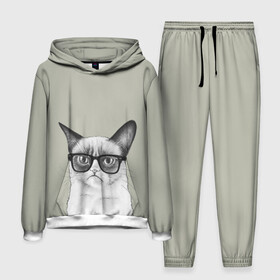 Мужской костюм 3D (с толстовкой) Кот   хипстер: в Ухте,  |  | cat | hipster | кот | кошка | хипстер