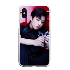Чехол для iPhone XS Max матовый BTS Jungkook: в Ухте, Силикон | Область печати: задняя сторона чехла, без боковых панелей |