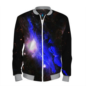 Мужской бомбер 3D Космос: в Ухте, 100% полиэстер | застегивается на молнию, по бокам два кармана без застежек, по низу бомбера и на воротнике - эластичная резинка | star | вселенная | звезды | космос